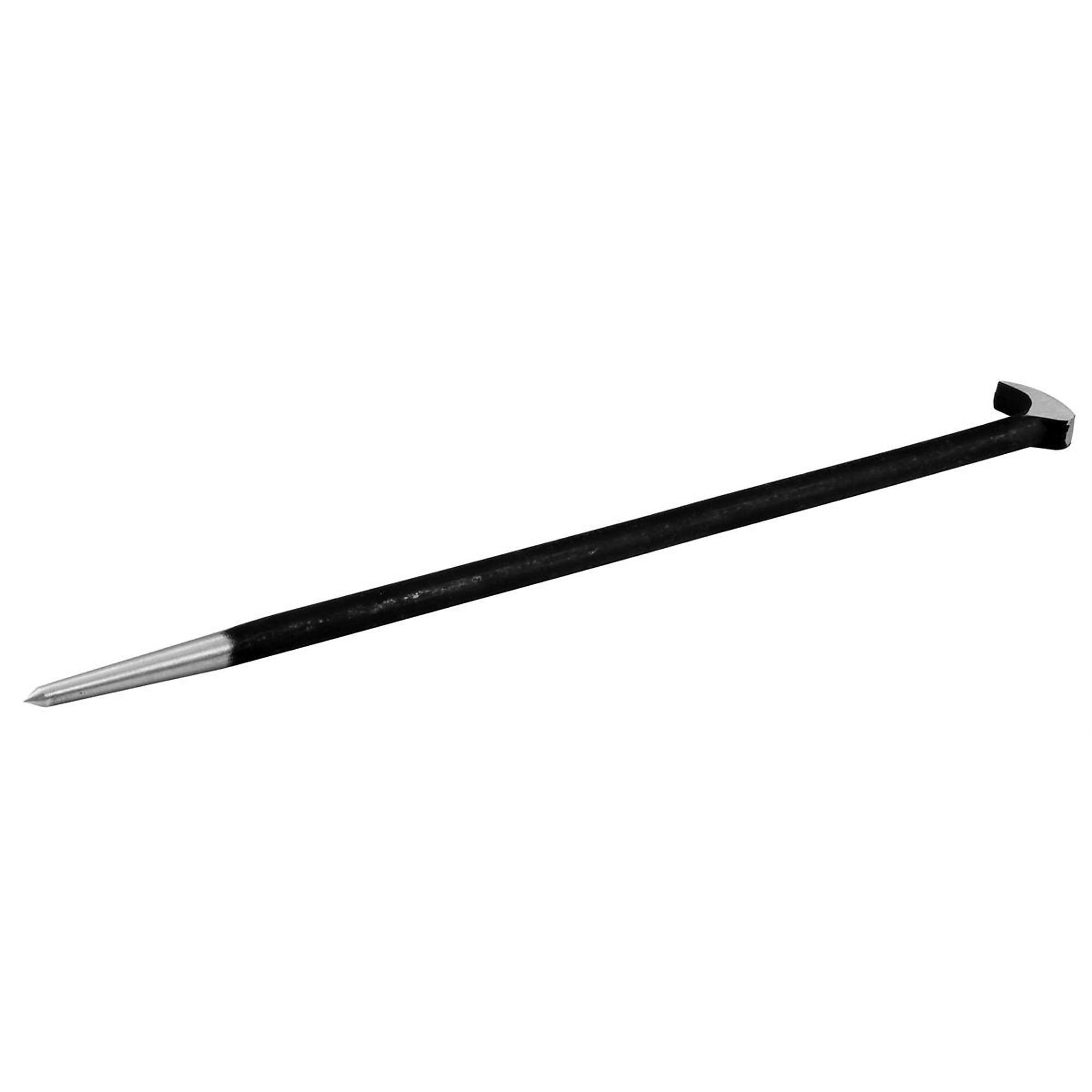 K Tool International Pry Bar — 20in., Bent End, Heat Treated, Rolling Head Hook, Model# KTI71620